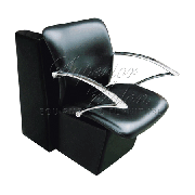 Black Chrome Dryer Chair