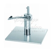 Square Chrome Base For Salon Chairs