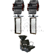 Two Styling Stations Barber Equipment Package BEP-05
