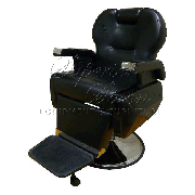 All Black Professional Barber Chair