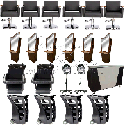 Six Stations Salon Equipment Package SEP6-03